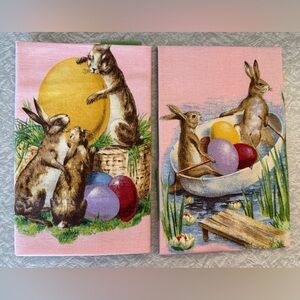 Williams-Sonoma Bunny Large Tea Towels set of 2